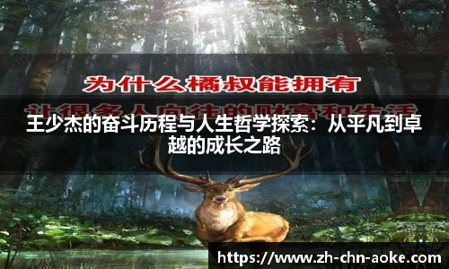 王少杰的奋斗历程与人生哲学探索：从平凡到卓越的成长之路
